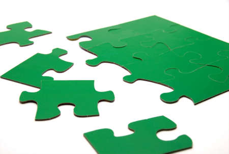 Missing piece of puzzleの写真素材