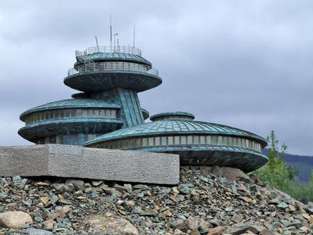 Mountain chalet on the top of the mountain Sniezka