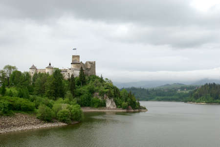 Castle in Niedzica, one of the most popular touristic destinations in Polandの写真素材