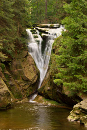 Small waterfallの写真素材