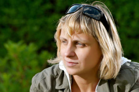 Woman in sunglasses