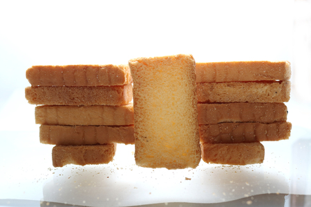 rusk & milkの写真素材