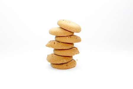 honey cookiesの写真素材