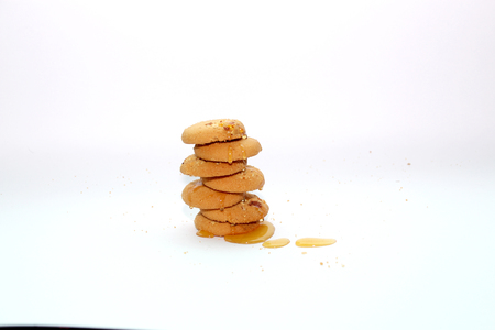 honey cookieの写真素材