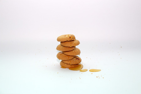 honey cookieの写真素材