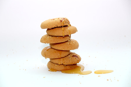 honey cookieの写真素材