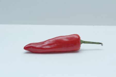red mirch on the white backgroundの写真素材