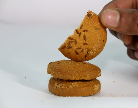 cumin cookiesの写真素材