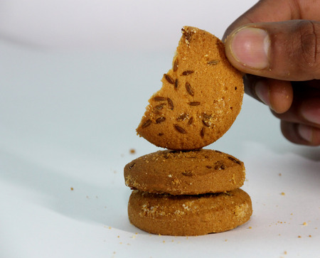 cumin cookiesの写真素材