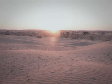Scenery of Jaisalmer Sunriseの写真素材
