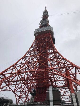 Tokyo tower in a morningの素材