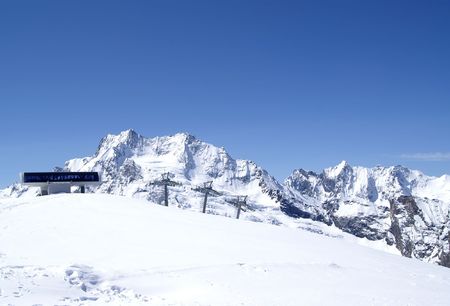 Caucasus Mountains. Dombaj. Ski resort