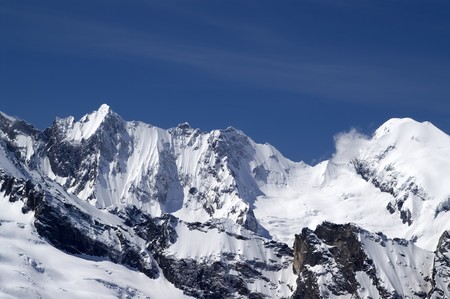 High mountains. Caucasus. Dombay.の写真素材