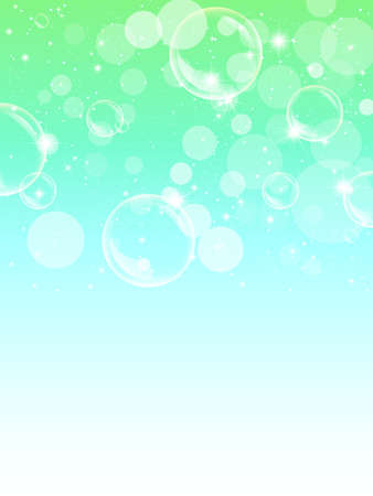 Background of green foamのイラスト素材