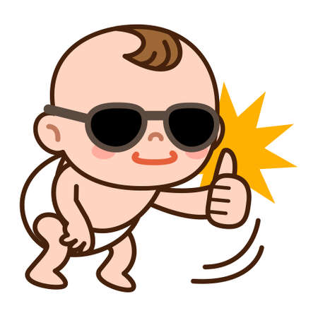 Baby OK signのイラスト素材