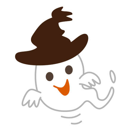 Illustration of a ghostのイラスト素材
