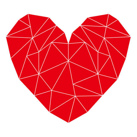 Vector Illustration.Heart shaped illustrationのイラスト素材