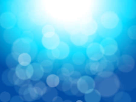 Lights On Blue Backgroundのイラスト素材