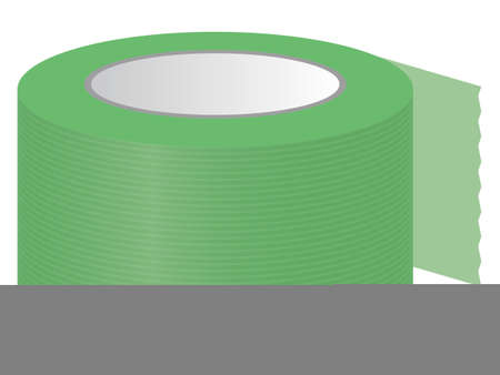 Simple illustration of curing tapeのイラスト素材