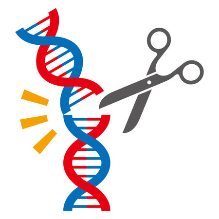 Image illustration of genome editingのイラスト素材