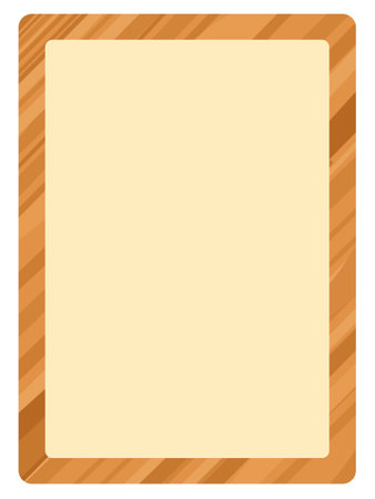 Simple vector illustration of a wooden signのイラスト素材