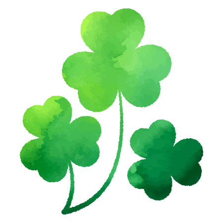 Simple vector illustration of a cloverのイラスト素材