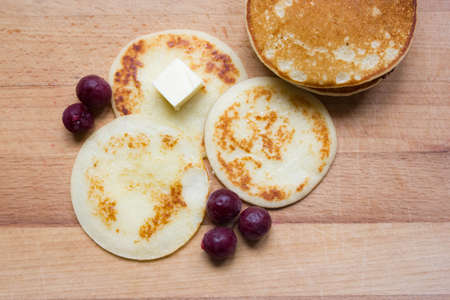 homemade healthy pancakes made from cottage cheese. pancakes instruction step by step.last step...