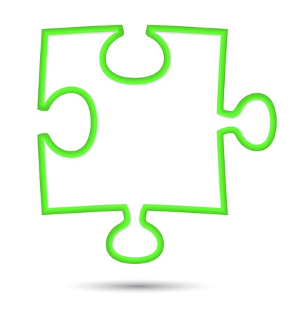 puzzle web icon design element.  illustrationのイラスト素材
