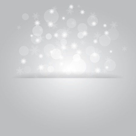 Glowing shiny christmas background with snowflakes  のイラスト素材