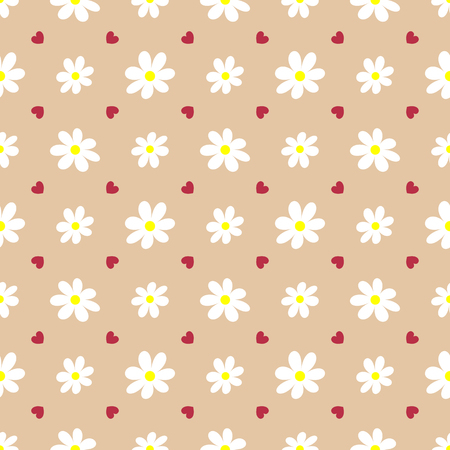 Seamless pattern with flowers  Vectorのイラスト素材