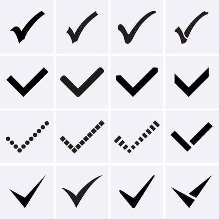 Confirm iconsのイラスト素材