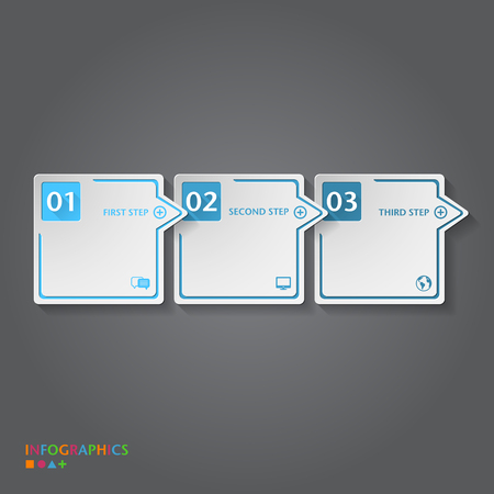 Number Banners Template  Graphic or website layoutのイラスト素材