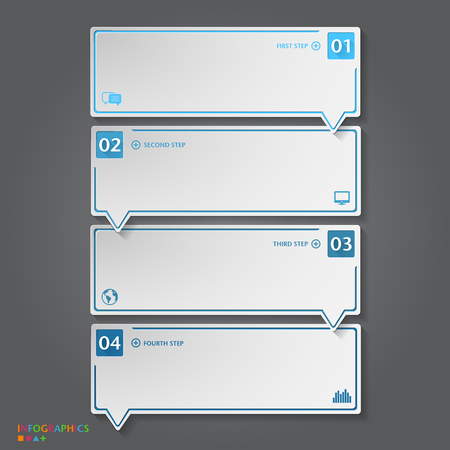 Number Banners Template  Graphic or website layoutのイラスト素材