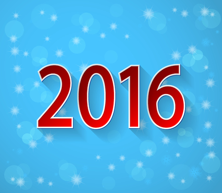 Happy new year 2016 background. Vector for designのイラスト素材