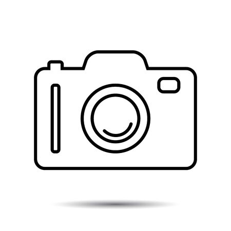 Photo or Camera Icon. Vector photographyのイラスト素材