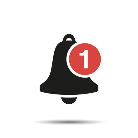 Notification Bell Icon. Vector bell for message notice.のイラスト素材