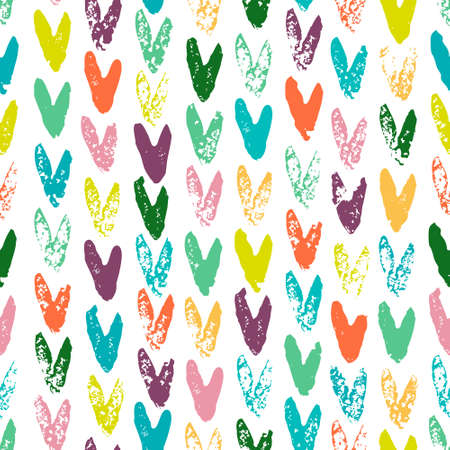 Abstract pattern with hearts