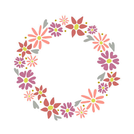 Round shape template for textのイラスト素材