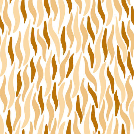 Abstract seamless pattern with curved lines on a white background. simple endless vector illustrationのイラスト素材