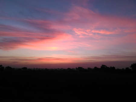 Sky at dawnの写真素材