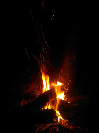 Camp Fireの写真素材