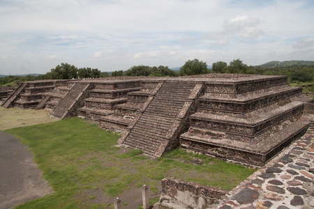 Teotihuacan (Teotihuac&aacute,n), archaeological site in the Basin of Mexico, with some of the largest pyramidal structures built in the pre-Columbian Americas,  July 29th, 2011のeditorial素材