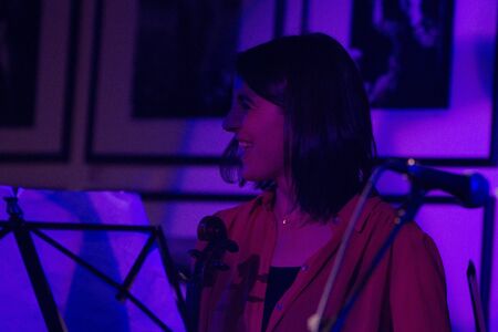 LONDON - OCTOBER 8: Unknown rock band performance in Proud Camden on October 8, 2011 in Camden Market, London, UKのeditorial素材