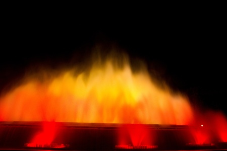 The Magic Fountain of Montjuの写真素材
