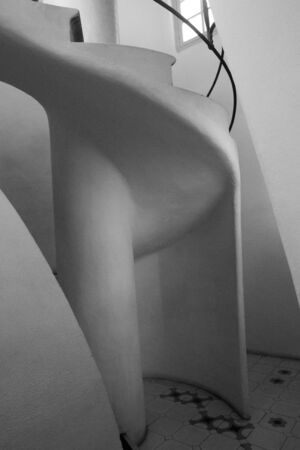 BARCELONA - JULY 25: Details from Casa Batllo, restored by Antoni Gaudí and Josep Maria Jujol, built in the year 1877 and remodelled in the years 19041906. Photo on July 25, 2011 in Barcelona, Spainのeditorial素材