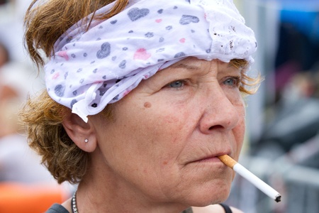 BARCELONA - JUNE 19: Protest in Placa Catalunya called "19J, Manifestació Internacional. El carrer és nostre, no pagarem la seva crisi". June 19, 2011 in, Barcelona, Spainのeditorial素材