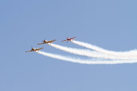 BUCHAREST - JULY 21: Romanian Airshow on Baneasca Airport on July 21, 2012 in Bucharest, Romania