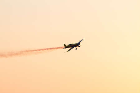 BUCHAREST - JULY 21: Romanian Airshow on Baneasca Airport on July 21, 2012 in Bucharest, Romaniaのeditorial素材