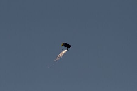 BUCHAREST - JULY 21: Romanian Airshow on Baneasca Airport on July 21, 2012 in Bucharest, Romaniaのeditorial素材