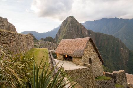 MACHU PICCHU, PERU - SEPTEMBER 03: Machu Picchu, Peruvian Historical Sanctuary since 1981 , one of...